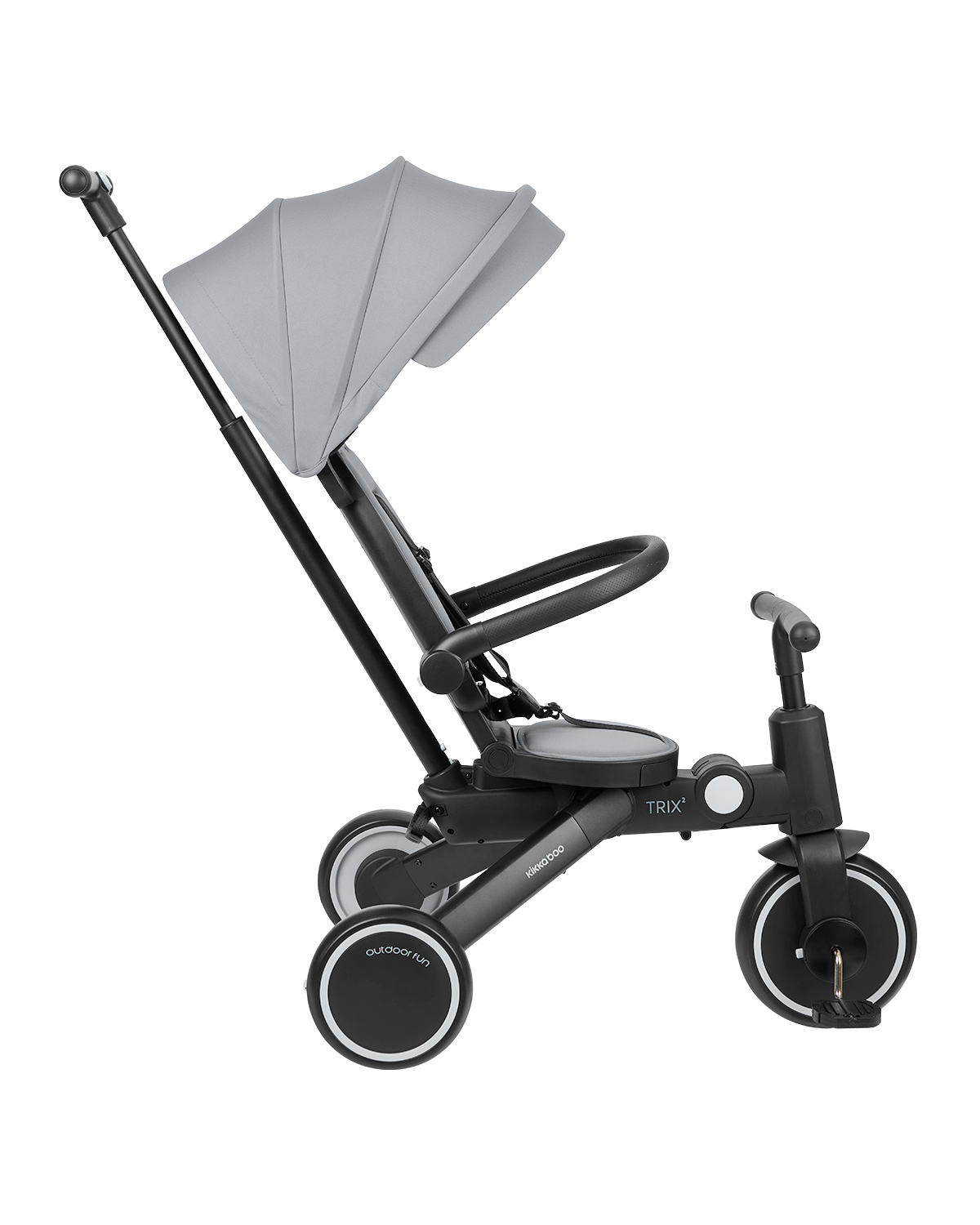Triciclo 8en1 Trix 2 Gris