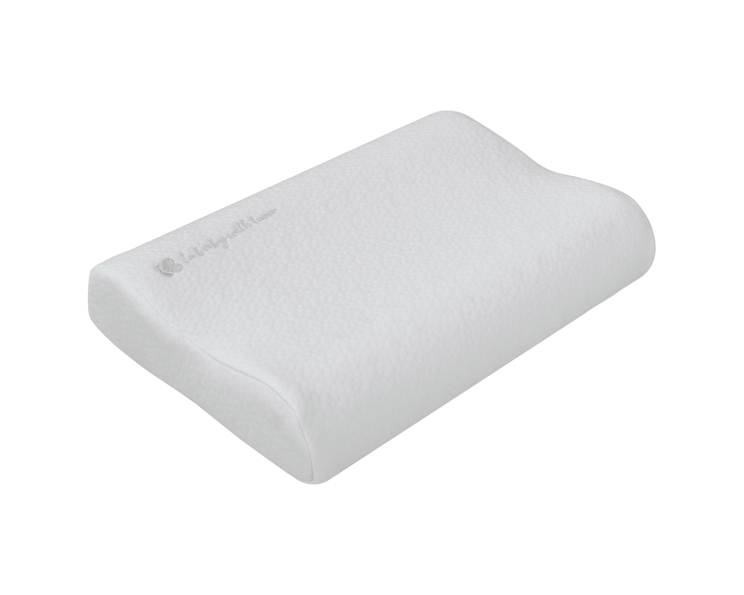 Almohada ergonómica ventilada de espuma viscoelástica Airknit Gris