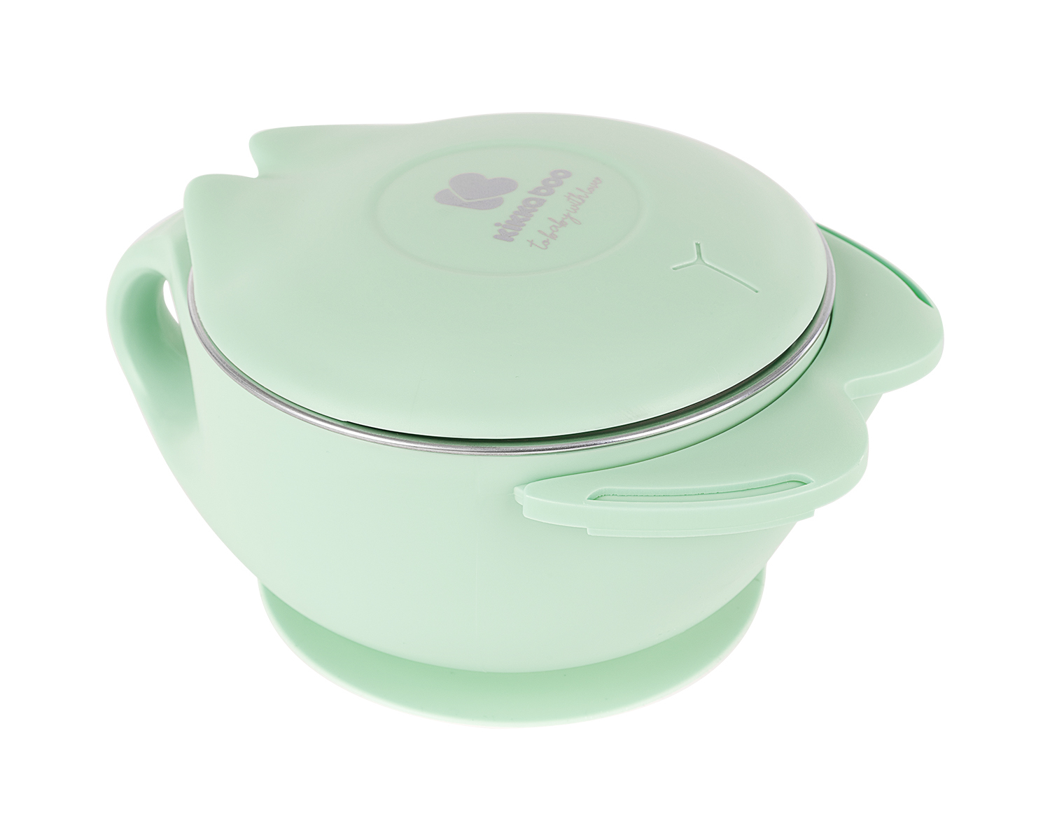Cuenco de acero inoxidable con doble pared Cat Menta