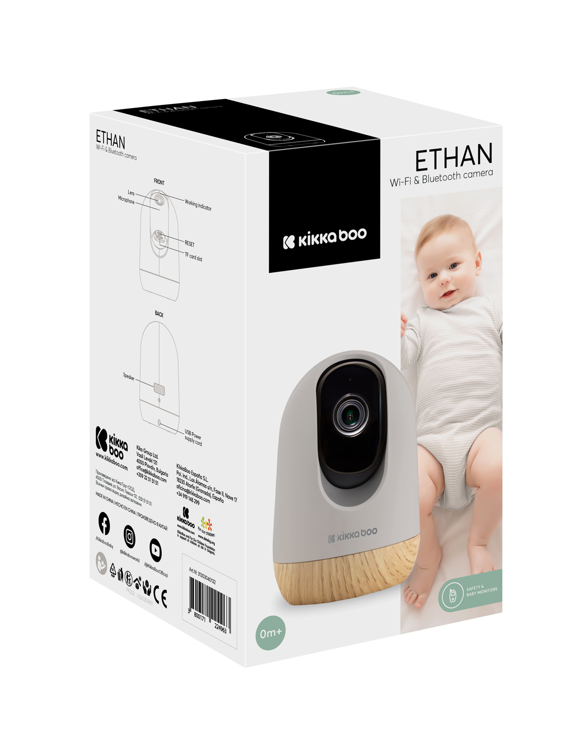 Vigilabebés Wi-Fi & Bluetooth Ethan 2026