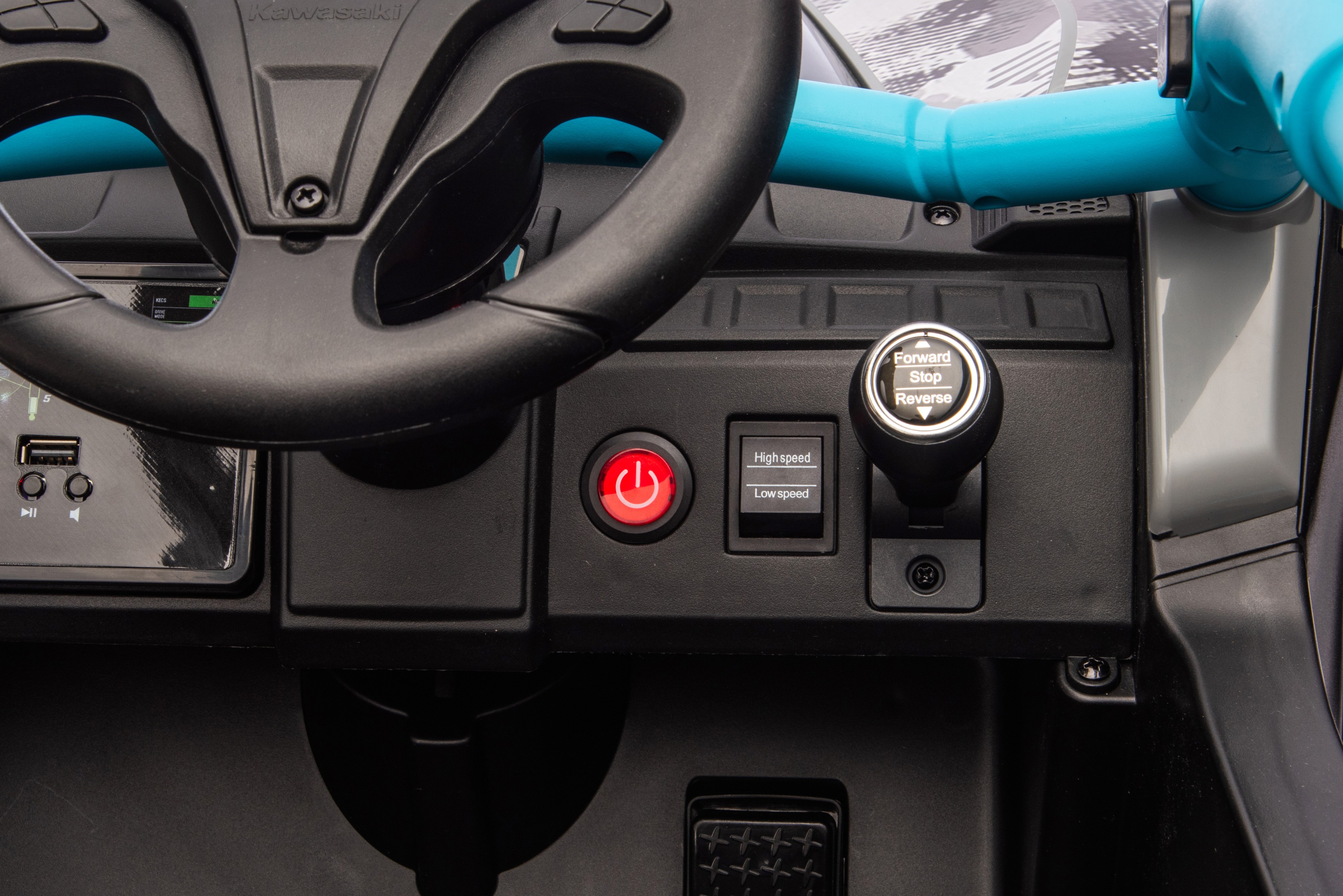 Акумулаторна кола Licensed Kawasaki KRX 1000 Blue-Black — снимка 7